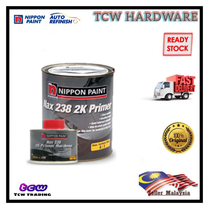 NIPPON PAINT 2K PRIMER GREY 238 / CAR MOTOR 2K UNDERCOAT/nippon 2k