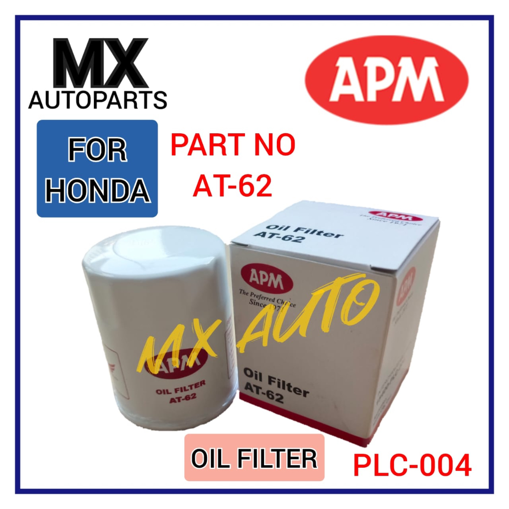 APM HONDA OIL FILTER JAZZ CITY ACCORD HRV BRV CRZ CRV