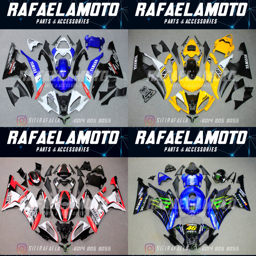 Suitable For Yamaha R6 Year 2008-2016 Full Aftermarket Coverset Premium ...