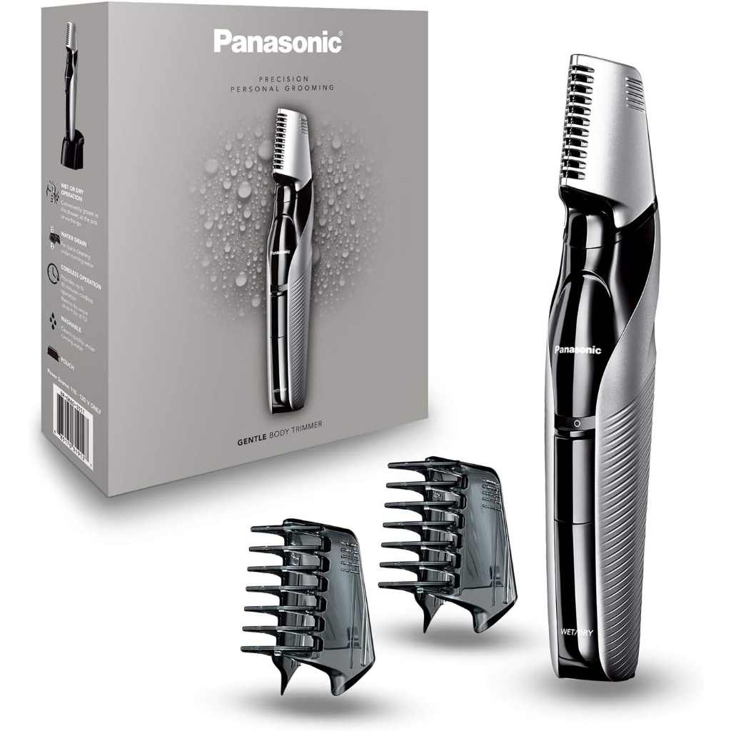 Panasonic Body Hair Trimmer for Men Cordless Waterproof Design