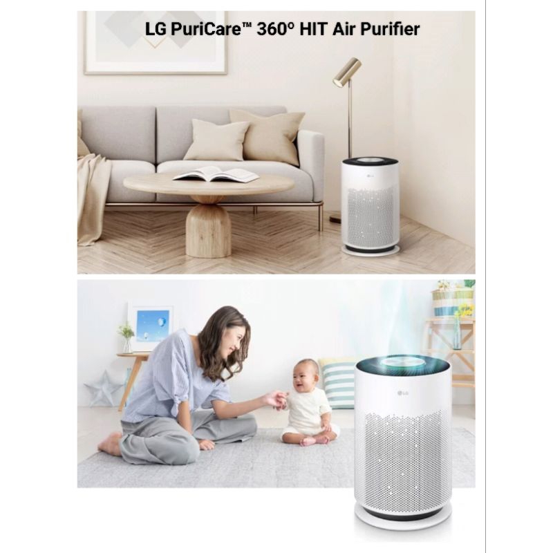 LG PuriCare 360º Air Purifier Malaysia Single Booster AS65GDWB0