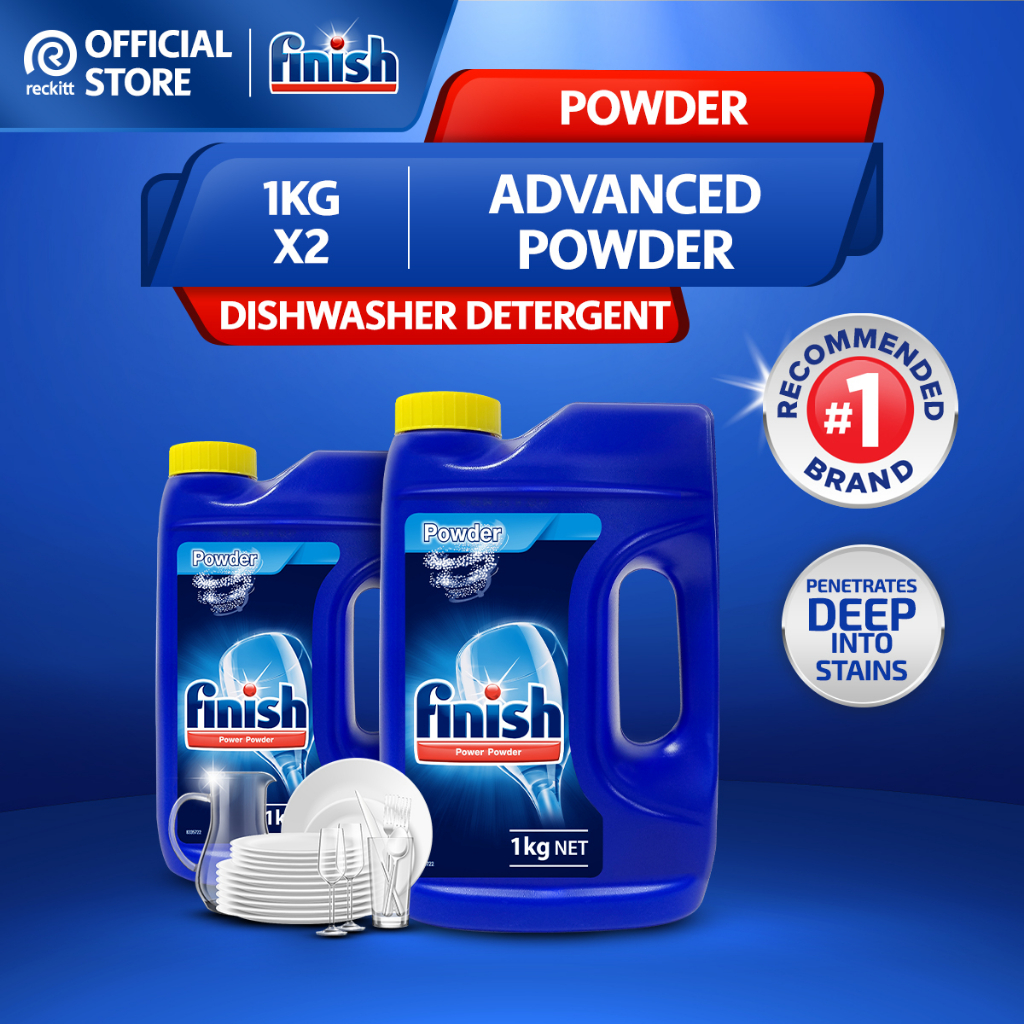 Finish Dishwasher Cleaning Powder (1kg x 2) Shopee Malaysia