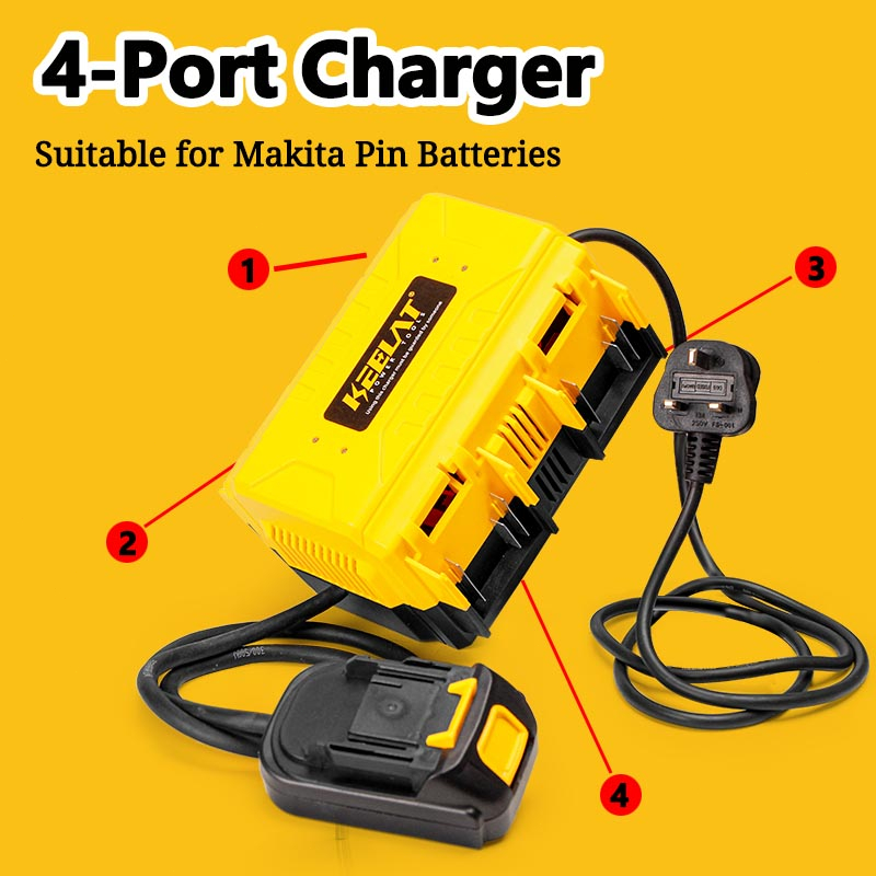 KEELAT 20V Makita Pin Lithium LiIon Battery Rechargeable For Impact