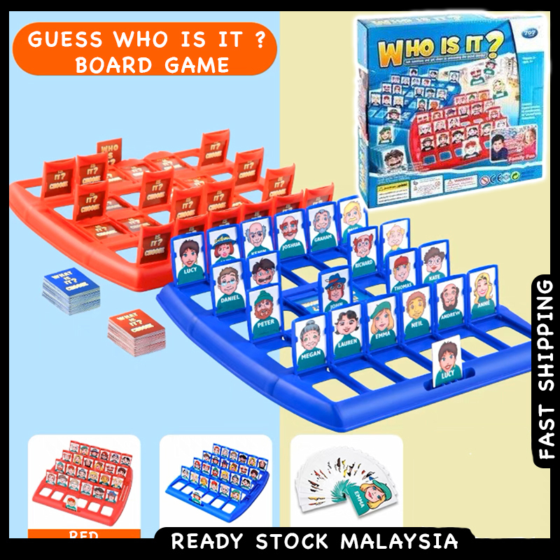 Guess Who Is It ? Board Game Fun Party Family Guessing Games