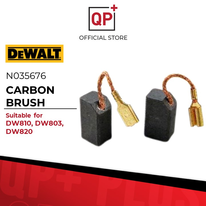 Dewalt Carbon Brush N035676 Bk 20 For Small Angle Grinder Dw810 Dw803 And Dw820 Shopee Malaysia 8897