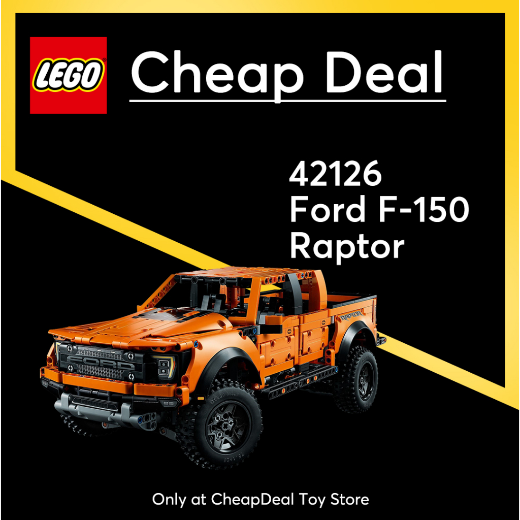 [CheapDeal] - LEGO 42126 F-150 Raptor (1379 Pieces) | Shopee Malaysia