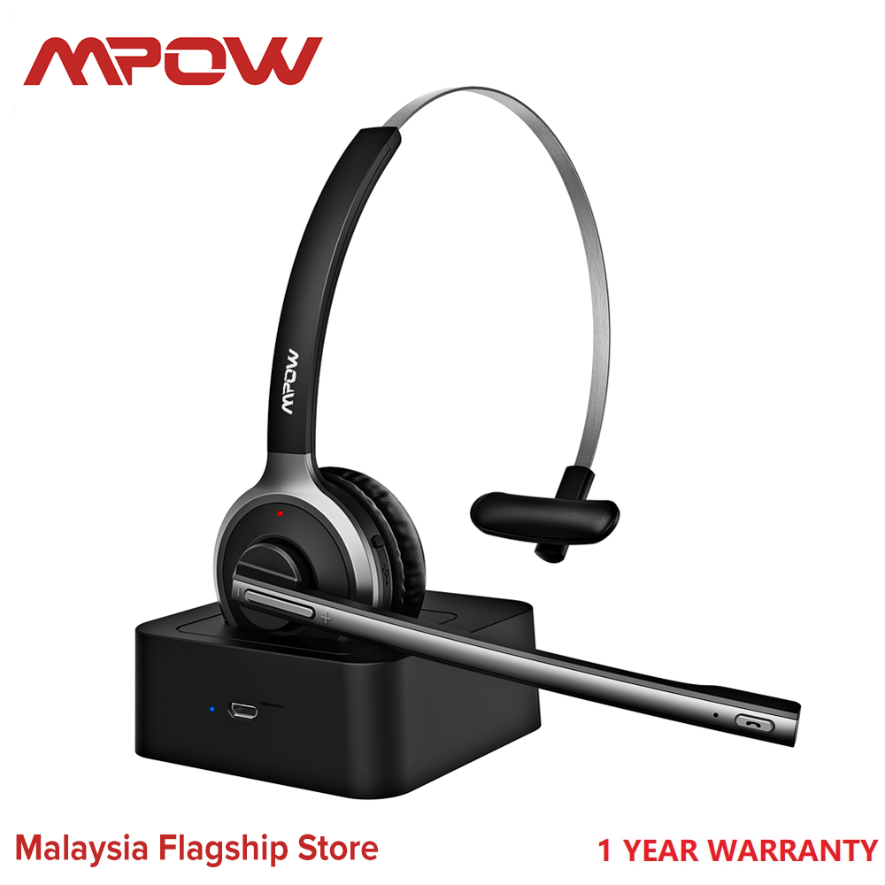 Mpow M5 Pro Bluetooth Headphone Business Headphone Noise Canceling