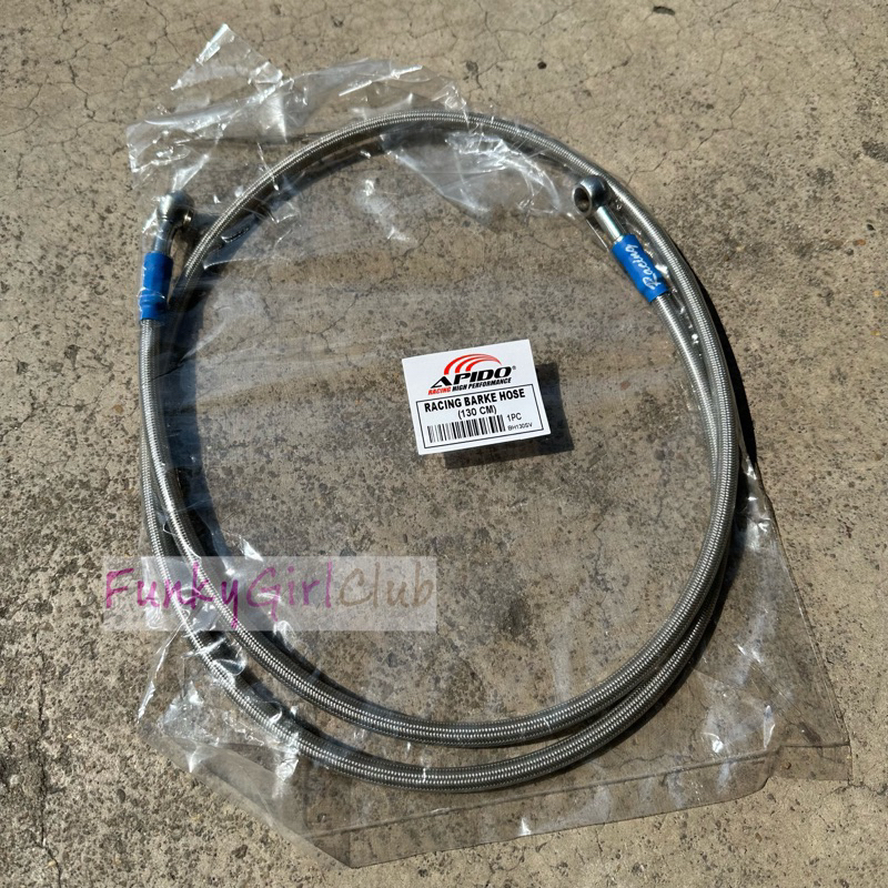 UNIVERSAL RACING BRAKE DISC HOSE 110cm 120cm 130cm SCRAMBLER MOTORCROSS ...