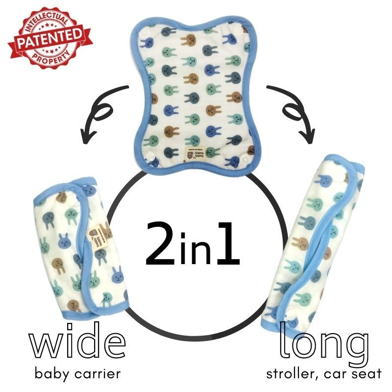Two Way Buddy Buddy Teething Pad Shopee Malaysia