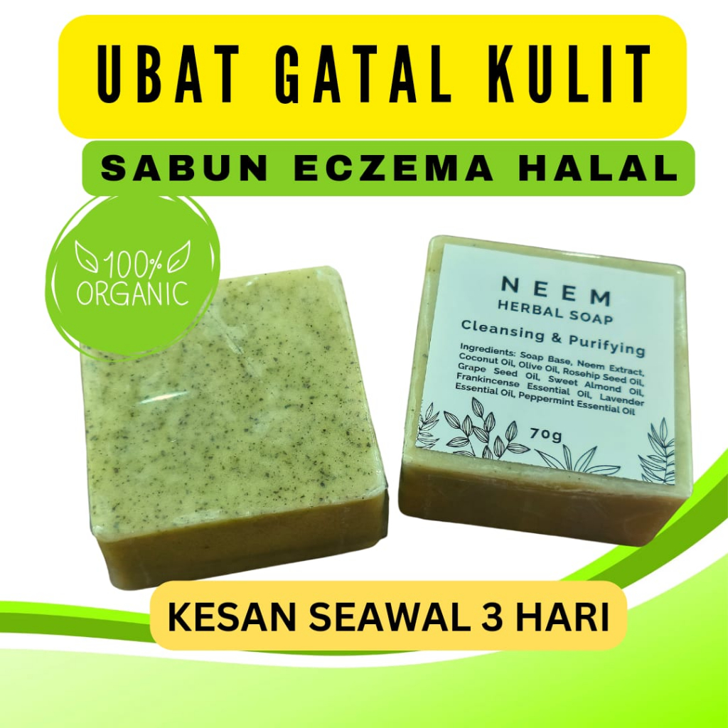 Sabun Ubat Kurap Kudis Psiorasis Ekzema Panau Fungus Gatal Soap Eczema