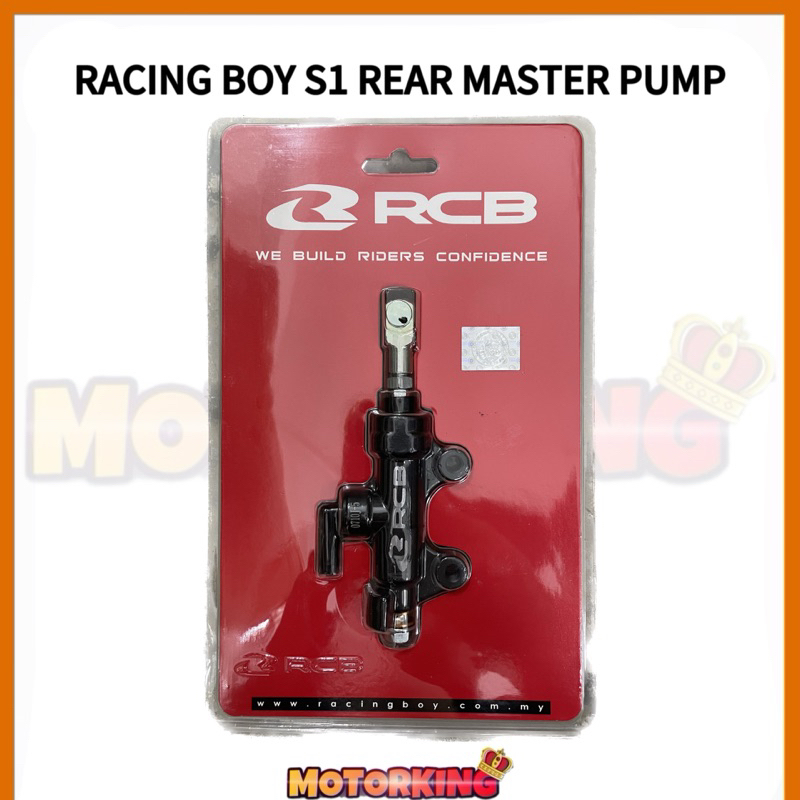 S1 GRT REAR MASTER PUMP RCB RACING BOY UNIVERSAL S1 GRT 14MM Y16 Y15 V1 ...