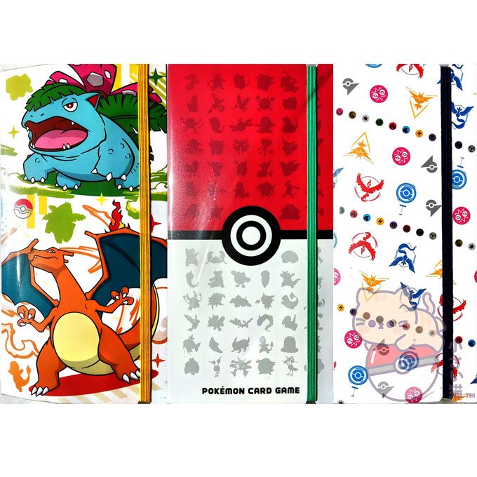 [Ready Stock] Pokemon Card File Binder 80 slot Pokemon Card Game TCG