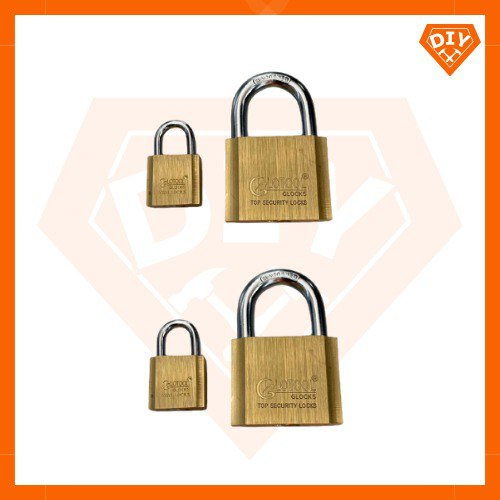 SuperDIY Brass Padlock 40mm / 20mm Brass Padlock Lock Pintu Stainless ...
