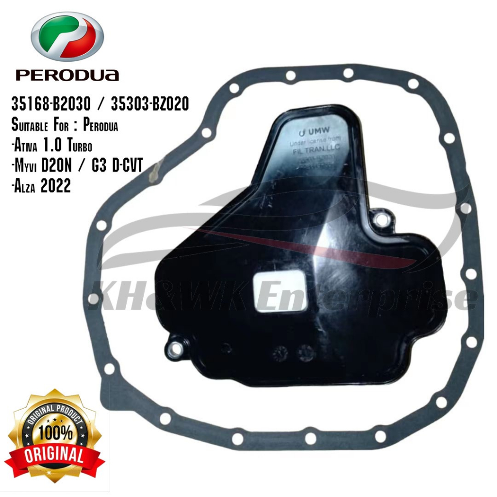 Perodua ATF + GASKET (35168B2030 / 35303BZ020) P.Ativa ,Myvi DCVT