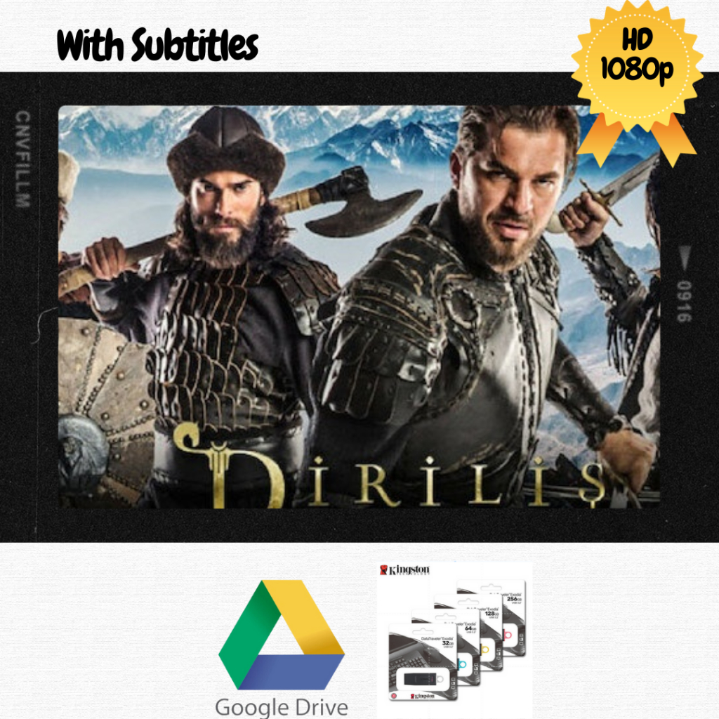 D.LINK or PENDRIVE USB Dirilis Ertugrul [5 SEASONS] HD FOLDER ICON