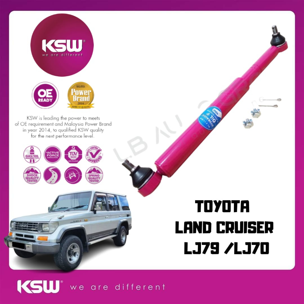 Toyota Land Cruiser LJ70/LJ79 2.8 Ksw High Quality Steering Damper ...