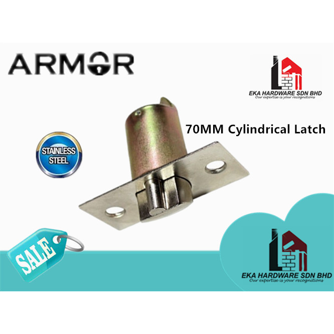 ARMOR Cylindrical Door Lock Latch Tongue Backset 70mm Shopee Malaysia