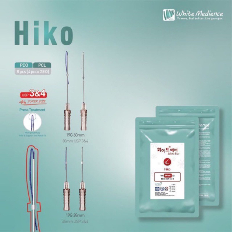 White Medience Hiko Nose ThreadLift *ready stock* | Shopee Malaysia