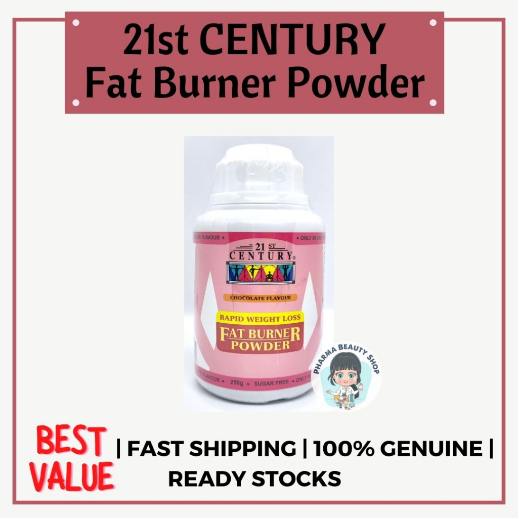 21st Century Rapid Weight Loss Fat Burner Powder 250g FOC Burnex & BCAA