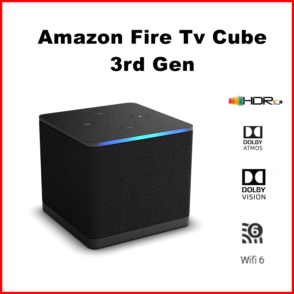 Amazon Fire TV Cube 3rd Gen Release | Dolby Vision | Dolby Atmos | 4K ...