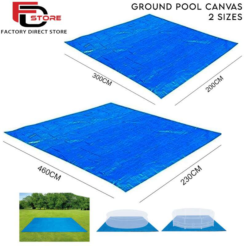 FDS Ground Cloth Bottom Pool Cover Swimming Pool Mat Alas Pool Canvas ...