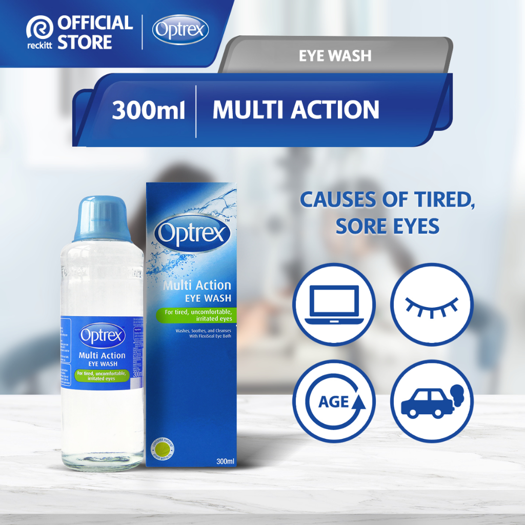 Optrex Multi Action Eye Wash Eye Lotion for Tired,