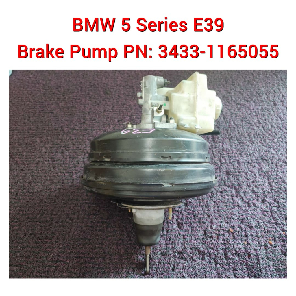 BMW 5 Series E39 Brake Master Pump PN 34331165055 / Brake Booster
