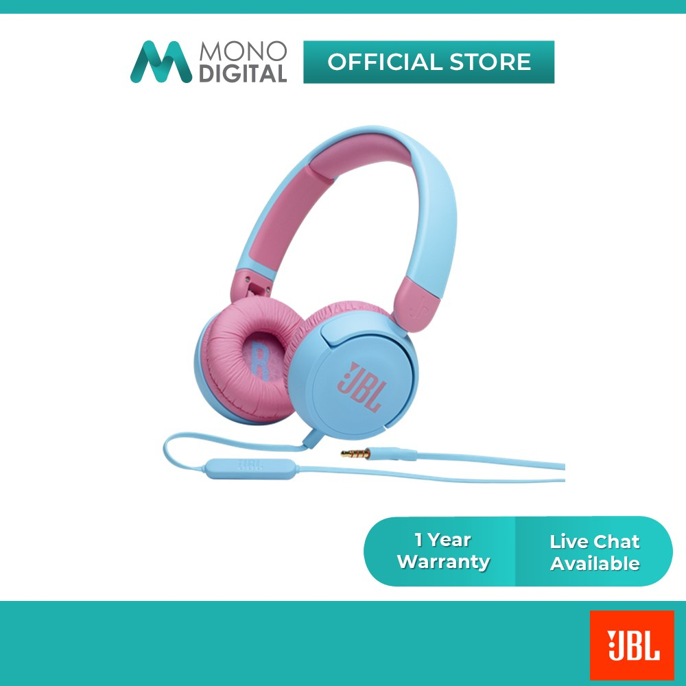JBL JR310 Kids Onear Headphones Builtin Mic, Children's Headphone