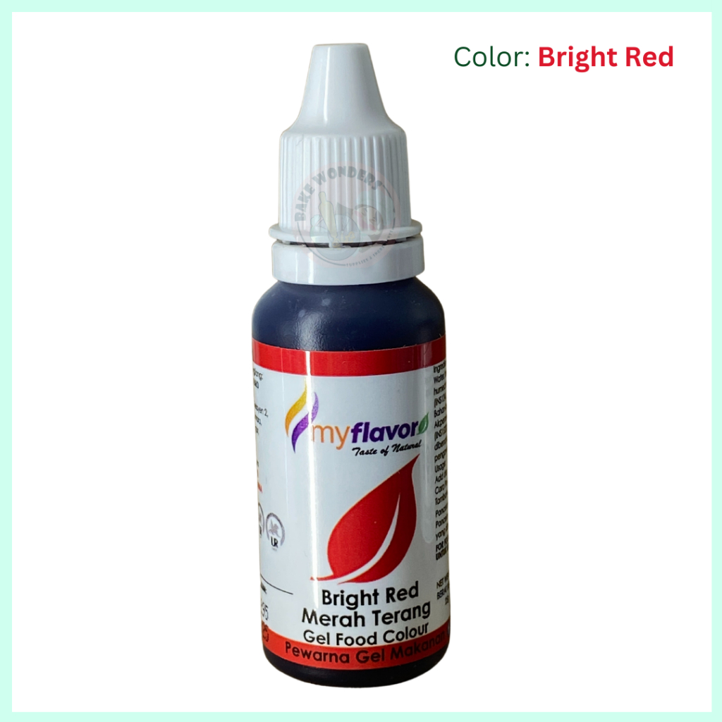 Myflavor Gel Food Colour/Pewarna Gel Makanan/Food colouring/Edible gel