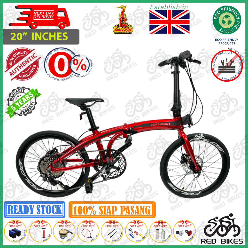 Raleigh UGO Folding Bike Bicycle 20