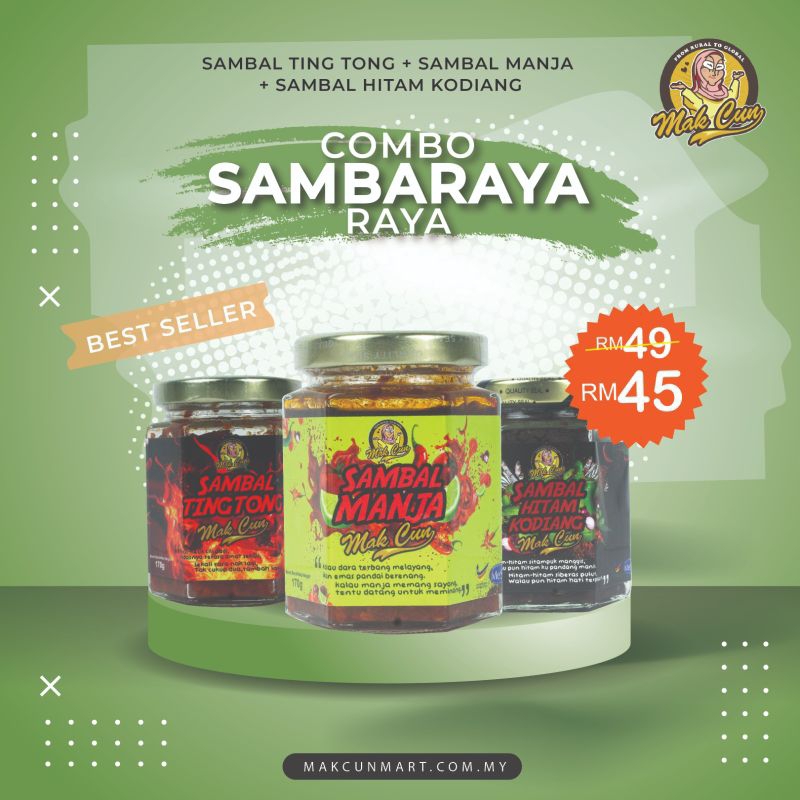COMBO SAMBARAYA RAYA | Shopee Malaysia
