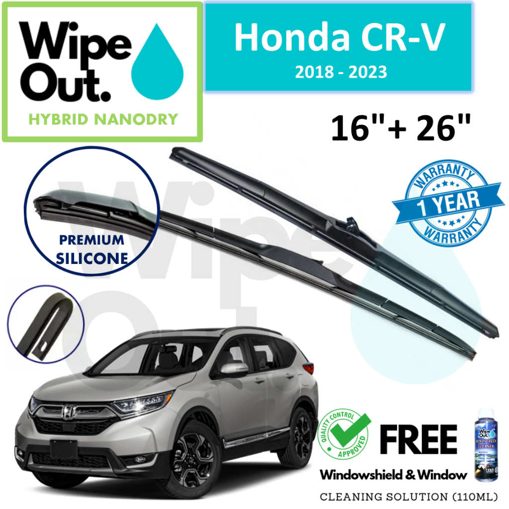 [PREMIUM] Honda CRV / CRV ( 2018 Present ) WipeOut HYBRID NANODRY