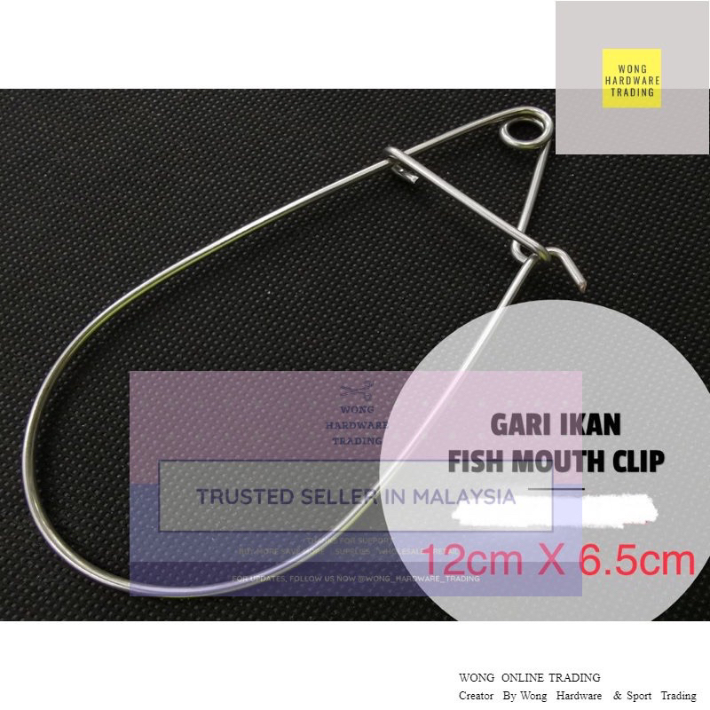 All New Fish Lock Stainless Steel Fish Mouth Clip GARI IKAN /GARI ...