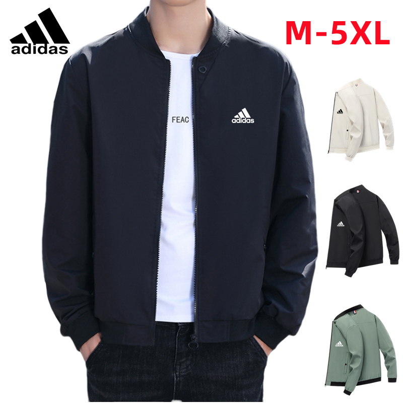 Ready Stock Clearance Sale Adidas Men Baseball Jacket Coat jaket lelaki