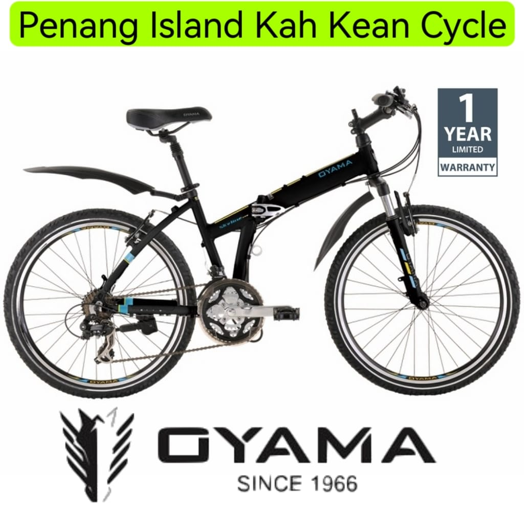 OYAMA FOLDING BIKE TAIWAN SKYLINE PRO L500 24 Inch Wheel Shopee Malaysia