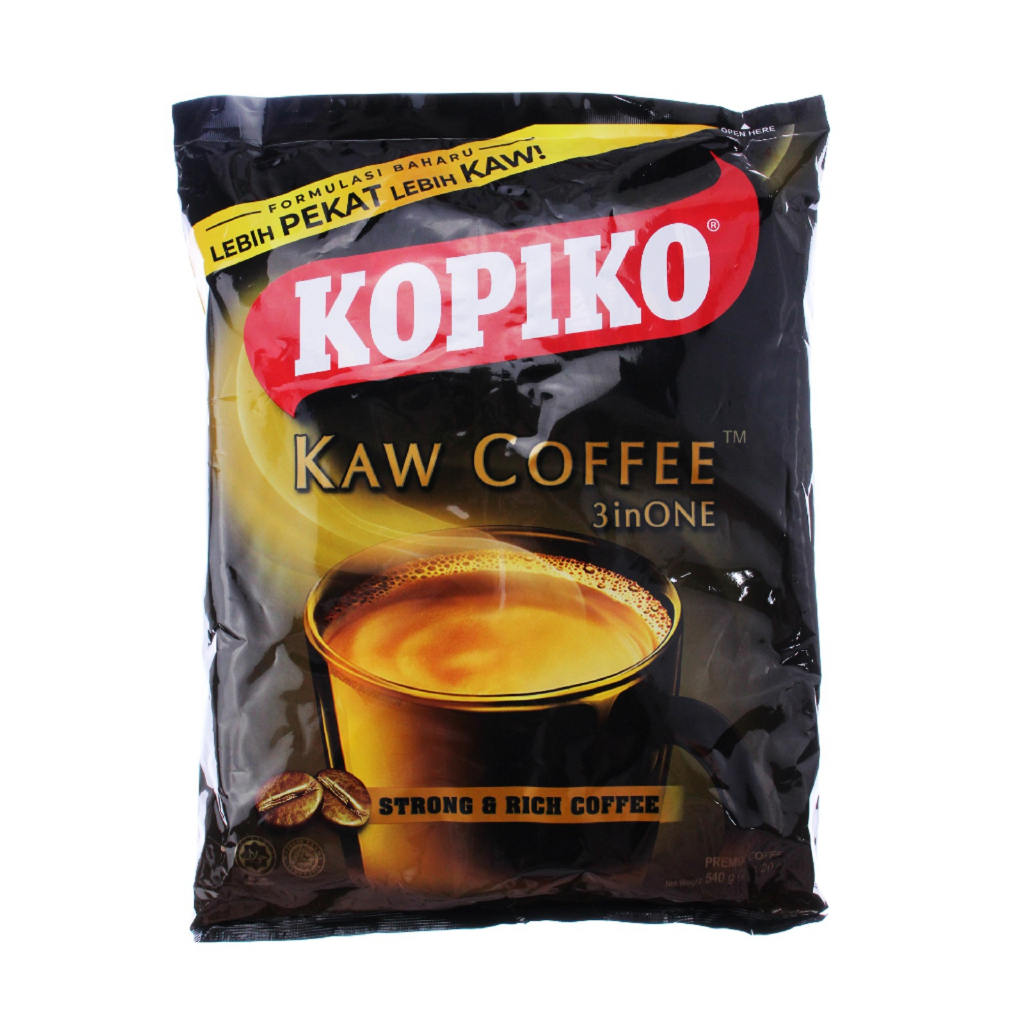 Kopiko 3 in 1 Strong & Rich Coffee (27's x 20g) | Shopee Malaysia