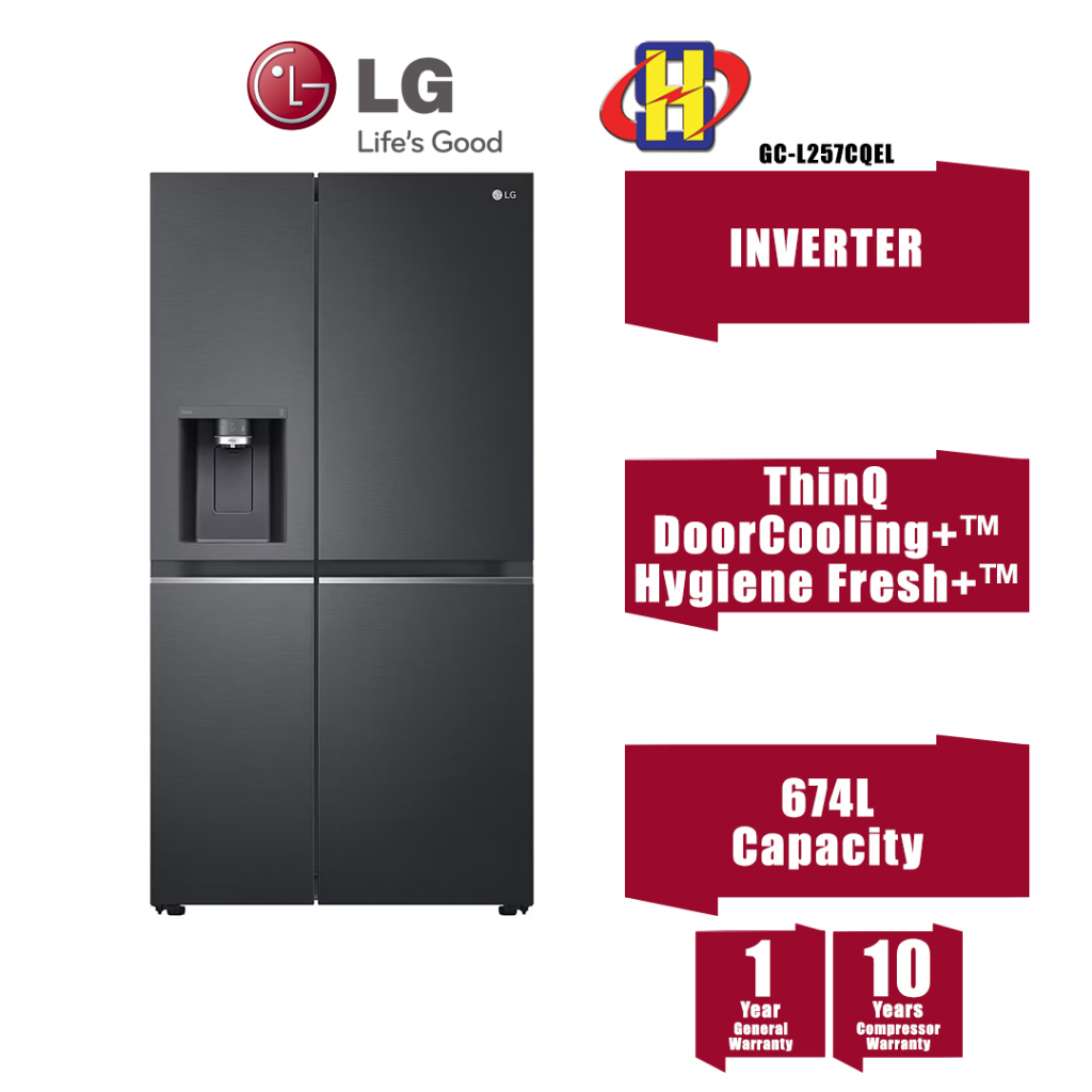 LG Refrigerator (674L) Inverter UVnano® ThinQ Smart Diagnosis™ French