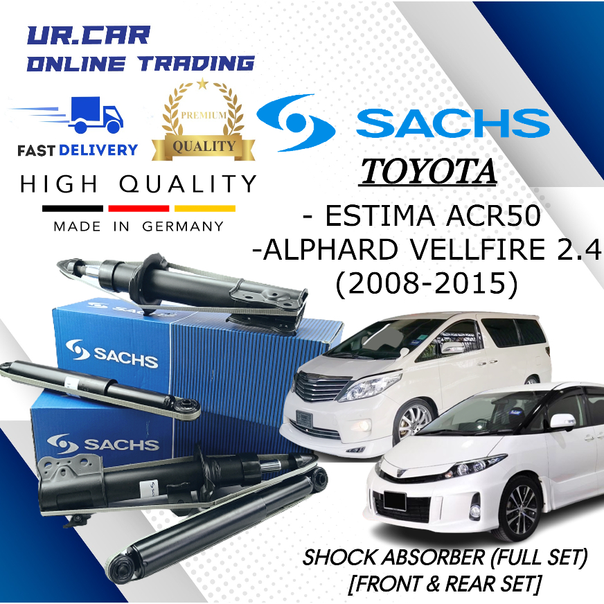 SACHS TOYOTA ESTIMA ACR50 , ALPHARD VELLFIRE 2.4 (2008 - 2015) ABSORBER ...