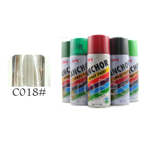 Anchor Aerosol spray paint 400ml c018# Chrome | Shopee Malaysia