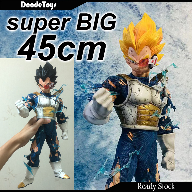 ~~45cm BIG~~ VEGETA GK statue dragon ball super saiyan figure 七龙珠 比达 ...