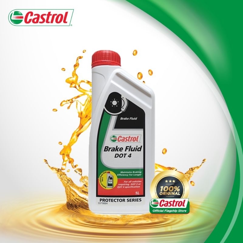CASTROL Brake Fluid DOT 4 (1L) Shopee Malaysia