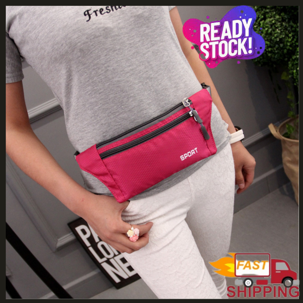 TRAVELLER WAIST BAG JOGGING BAG THIN&HIDDEN WAIST BAG (FIT A PASSPORT