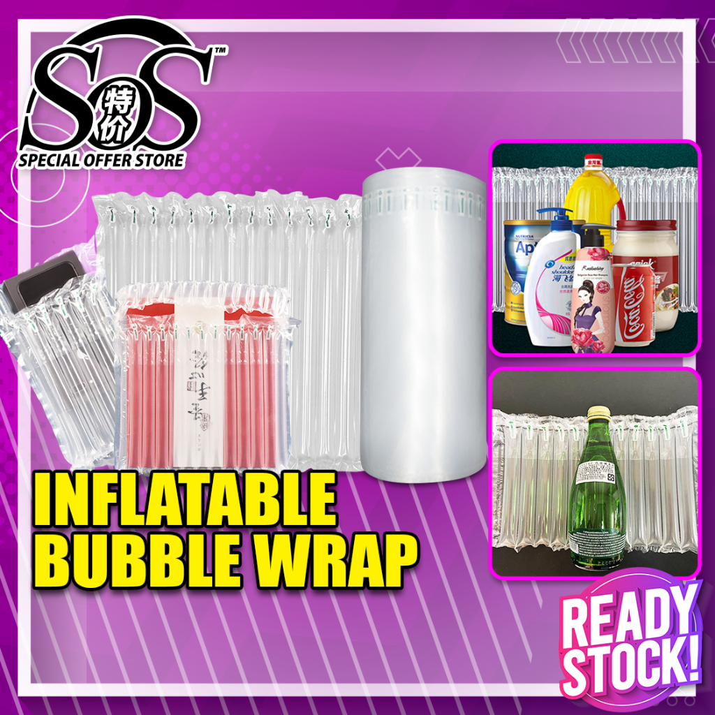 1M Inflatable Bubble Wrap Balut Gelembung Udara Inflatable Air ...