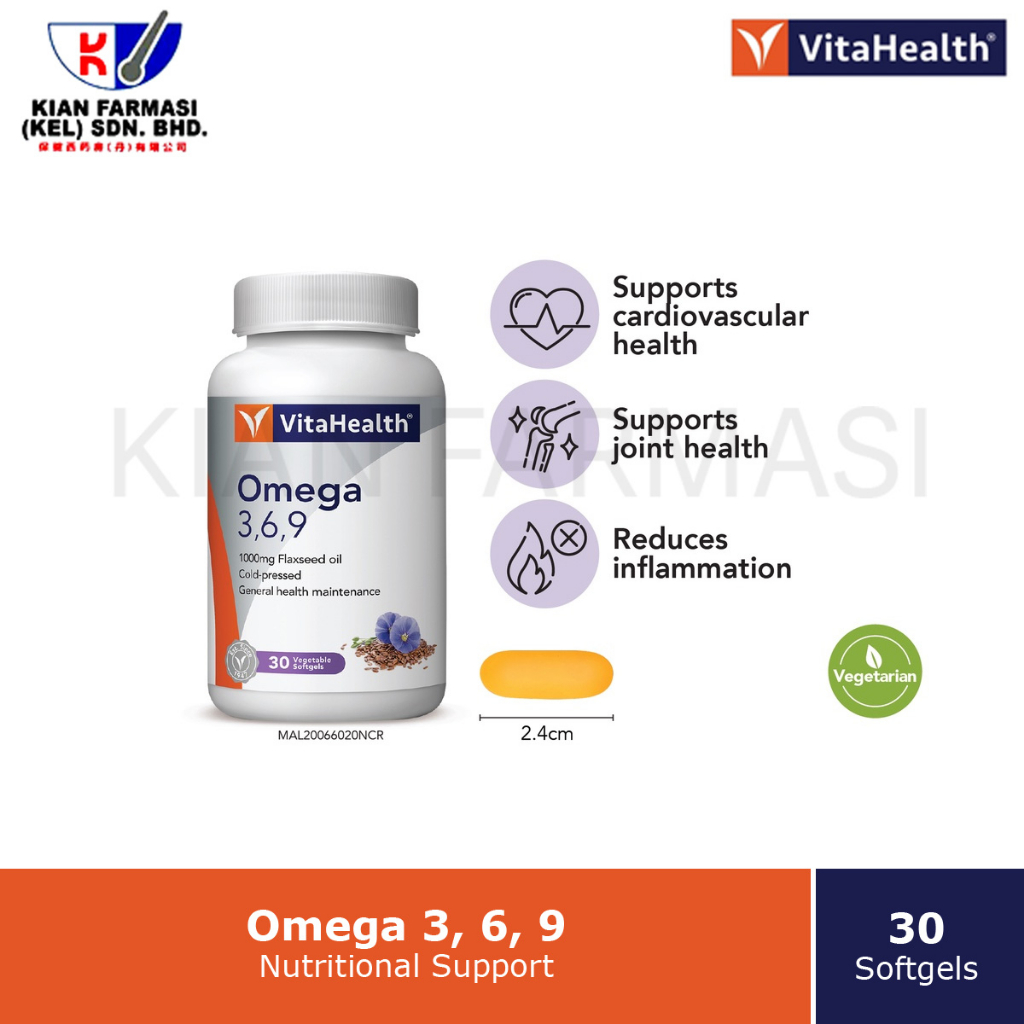 VitaHealth Omega 3, 6, 9 (Flaxessed Oil) Shopee Malaysia