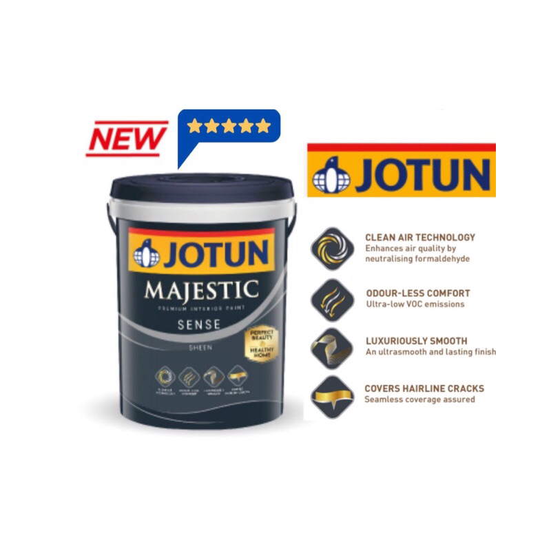 15L Jotun Majestic Sense (Interior)Sheen The Best Paint Shopee Malaysia