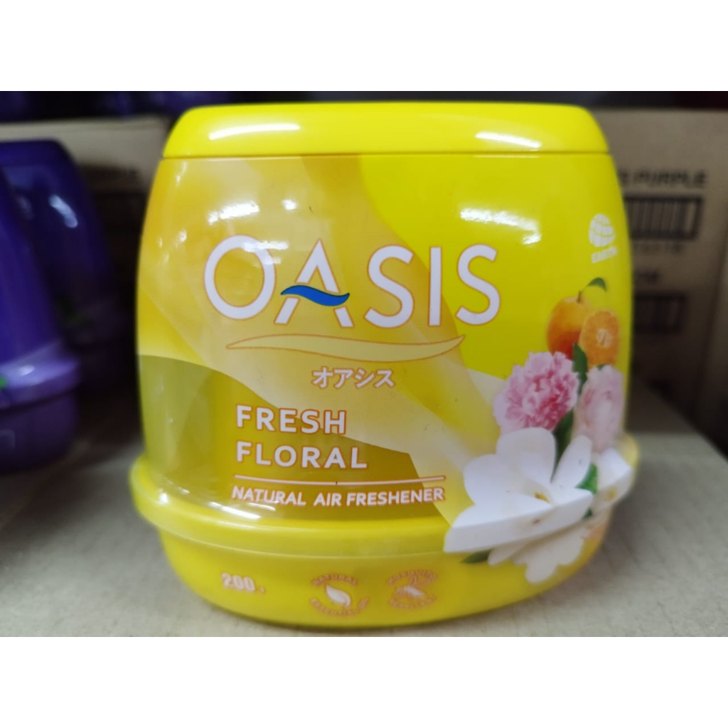 OASIS NATURAL AIR FRESHENER GEL 200G [MOSQUITO REPEL/HALAU NYAMUK