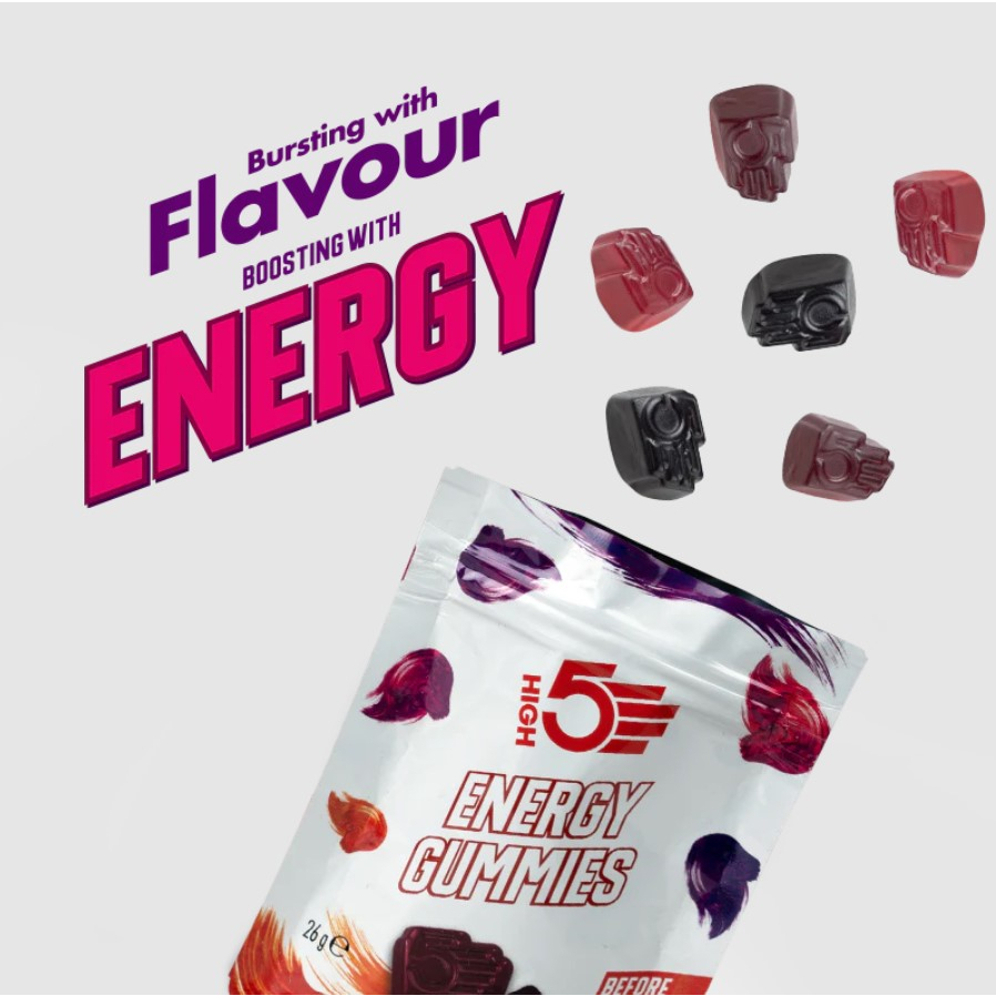 High5 Sport Nutrition Energy Gummies (Instant energy for Running