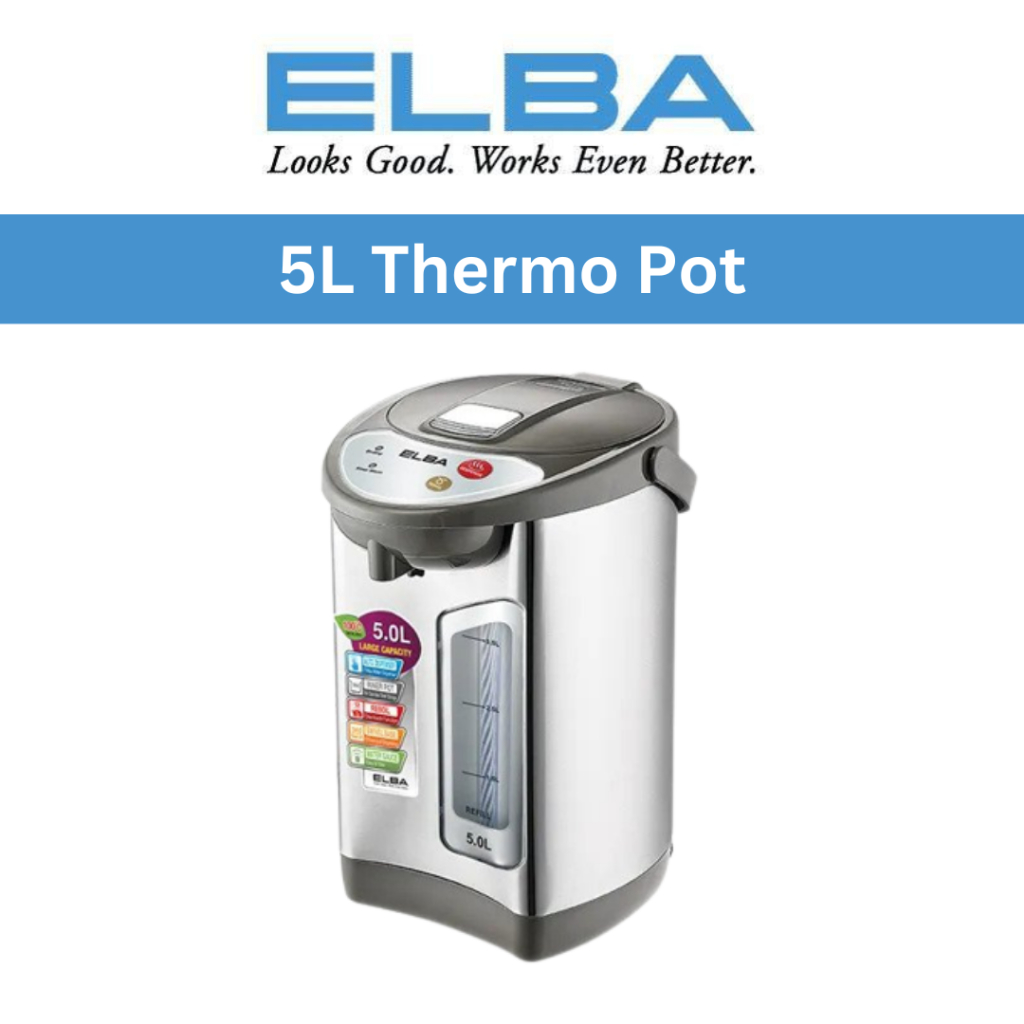 [READY STOCK] Elba 5L Thermo Pot [ETPF5018(BR)] Water Dispenser