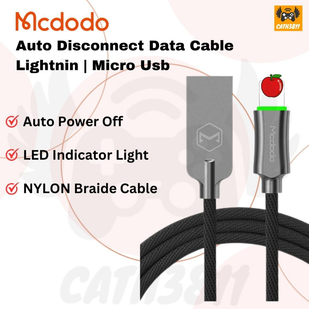 Mcdodo Auto Disconnect A Qc For Mcdodo Ip Cable Ca Mcdodo Type C Cable Ca