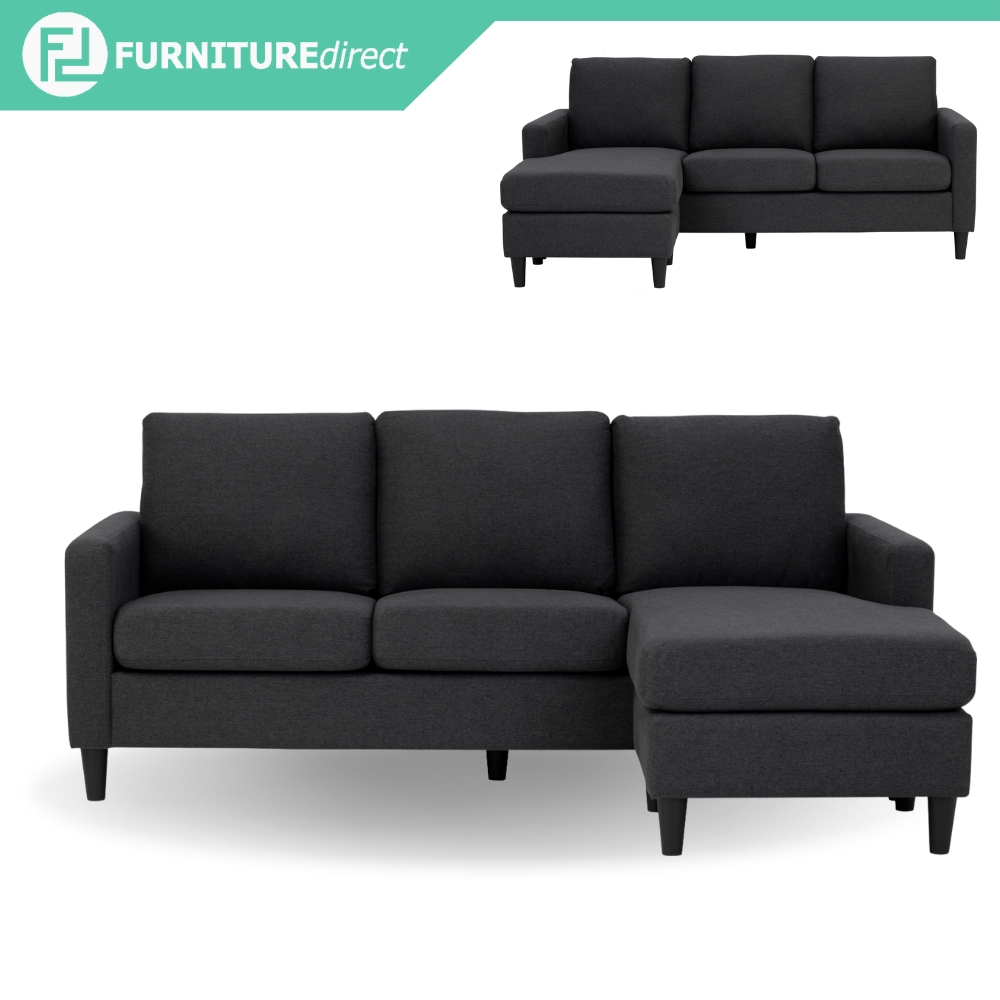 Furniture Direct MICRA 3 seater L Shape sofa compatible for 2 direction